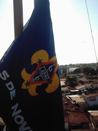 BANDEIRA DO GRUPO ASTEADA